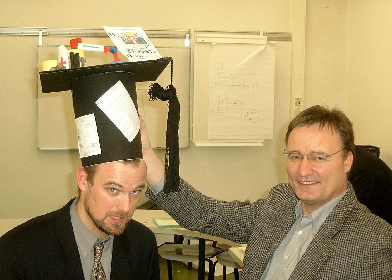 Robert Müller and Prof. Rahm