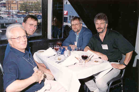Mr. Wössner, Erhard Rahm, Klaus Dittrich and Marc Scholl