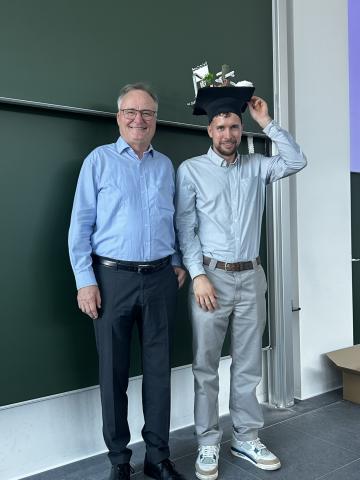 Prof. Dr. Erhard Rahm and Benjamin Uhrich